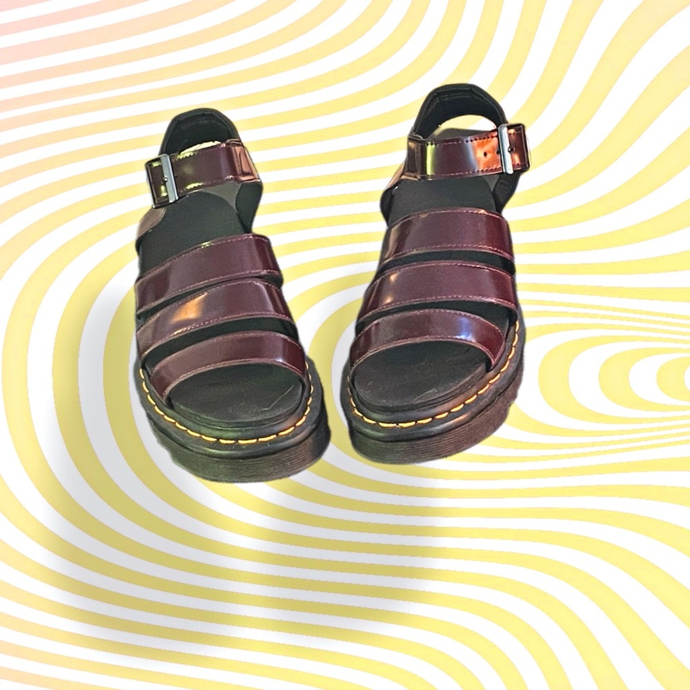 Dr. Martens summer brown Platform Sandals